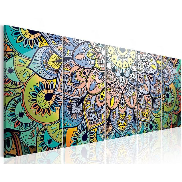 Taulu Artgeist Mandala: Peacock's Tail eri kokoja