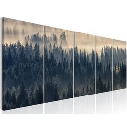Canvas-taulu Artgeist Fir in the Fog, eri kokoja