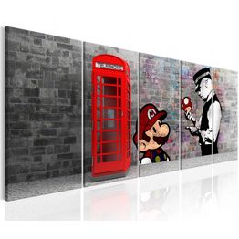 Canvas-taulu Artgeist Brick Graffiti I, eri kokoja