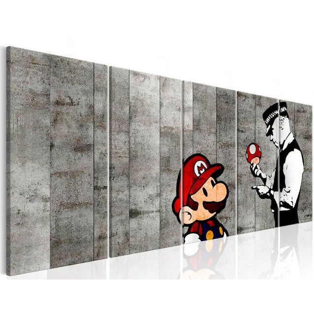 Taulu Artgeist Graffiti on Concrete eri kokoja