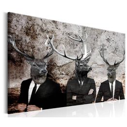 Canvas-taulu Artgeist Deer in Suits, eri kokoja