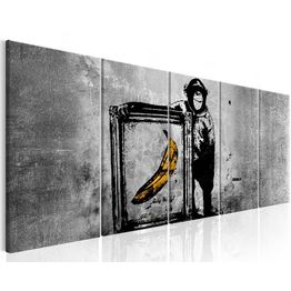 Canvas-taulu Artgeist Banksy: Monkey with Frame, eri kokoja