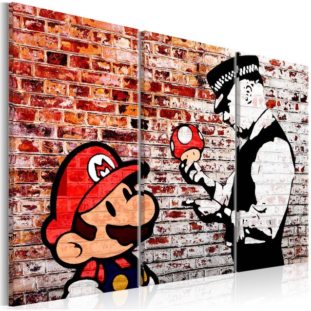 Taulu Artgeist Mural on Brick eri kokoja