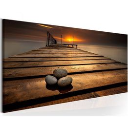 Canvas-taulu Artgeist Stones on the Pier, eri kokoja