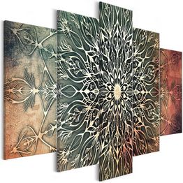 Canvas-taulu Artgeist Center, oranssi, eri kokoja