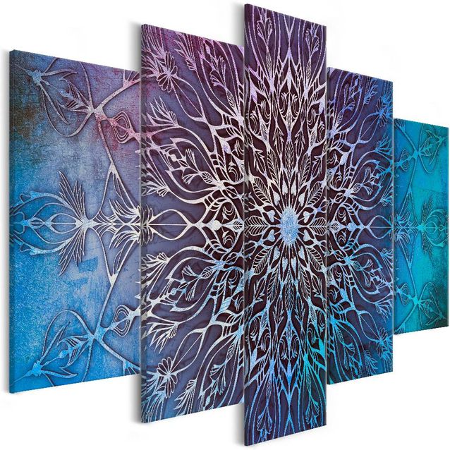 Taulu Artgeist Center sininen eri kokoja