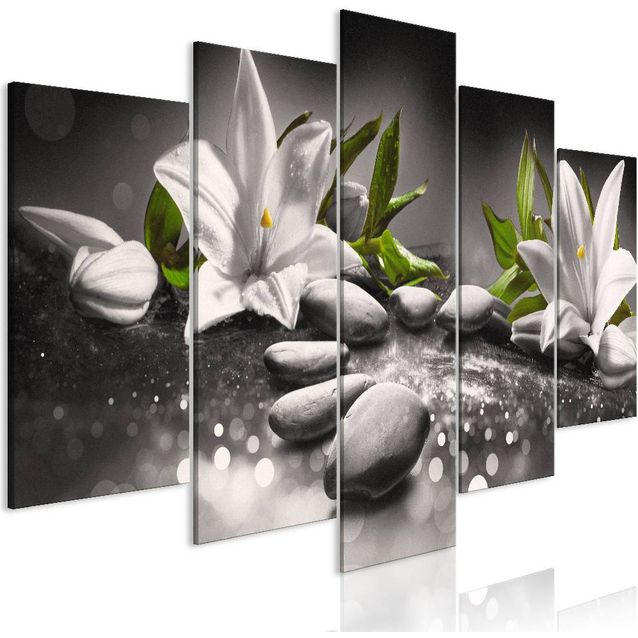 Taulu Artgeist Lilies and Stones Grey eri kokoja