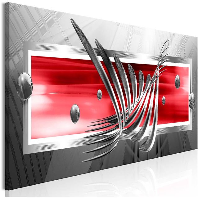 Taulu Artgeist Silver Wings punainen eri kokoja