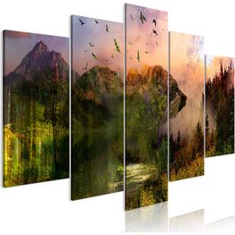 Canvas-taulu Artgeist Bear in the Mountain, eri kokoja