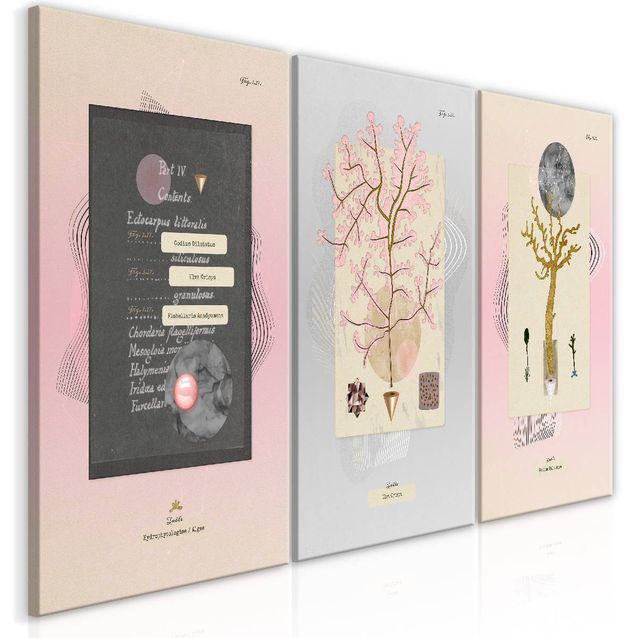 Taulu Artgeist Unusual Plants, 3-osainen, 60x120cm