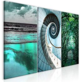 Canvas-taulu Artgeist Faces of Nature, 3-osainen, 60x120cm
