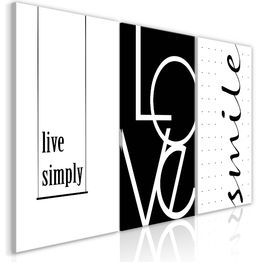 Canvas-taulu Artgeist A Bit of Motivation, 3-osainen, 60x120cm