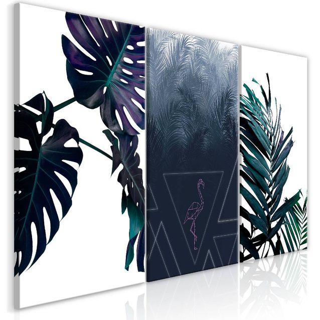 Taulu Artgeist Cool Leaves, 3-osainen, 60x120cm