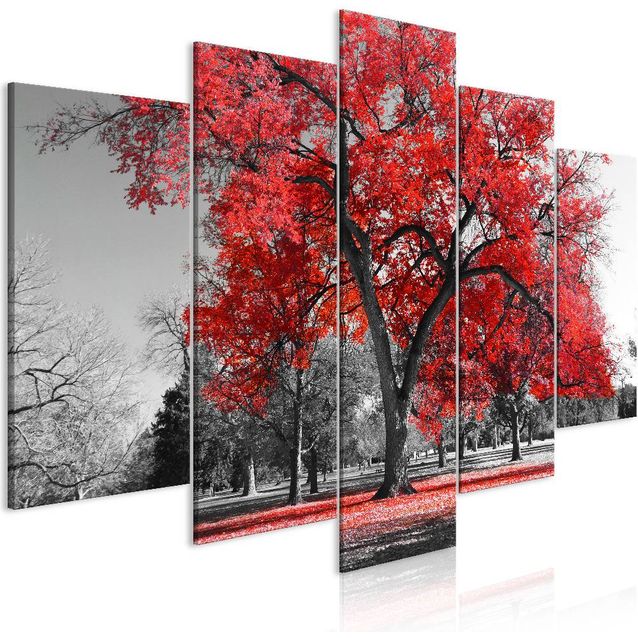 Taulu Artgeist Autumn in the Park 5-osainen eri kokoja