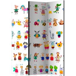 Sermi Artgeist Cartoon Pets 135x172cm