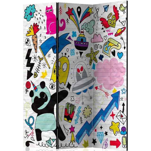 Sermi Artgeist Energetic Panda 135x172cm