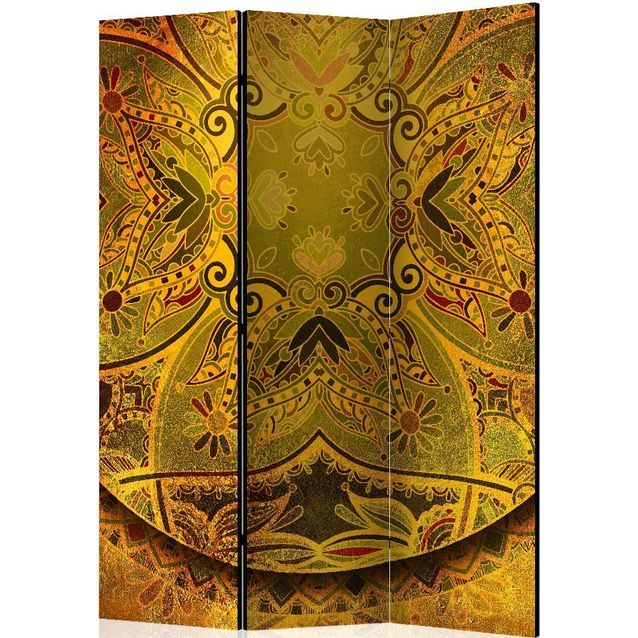 Sermi Artgeist Mandala: Golden Power 135x172cm