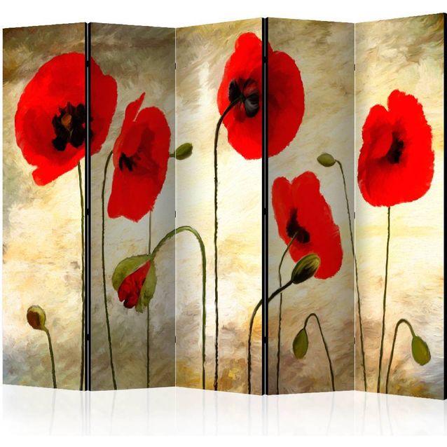Sermi Artgeist Golden Field of Poppies II 225x172cm