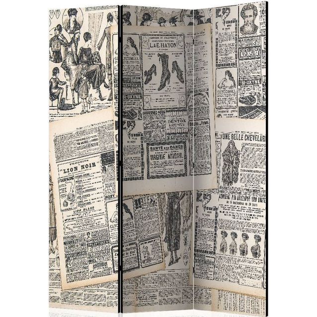 Sermi Artgeist Vintage Newspapers 135x172cm