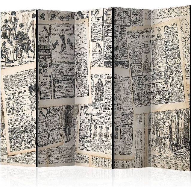 Sermi Artgeist Vintage Newspapers II 225x172cm