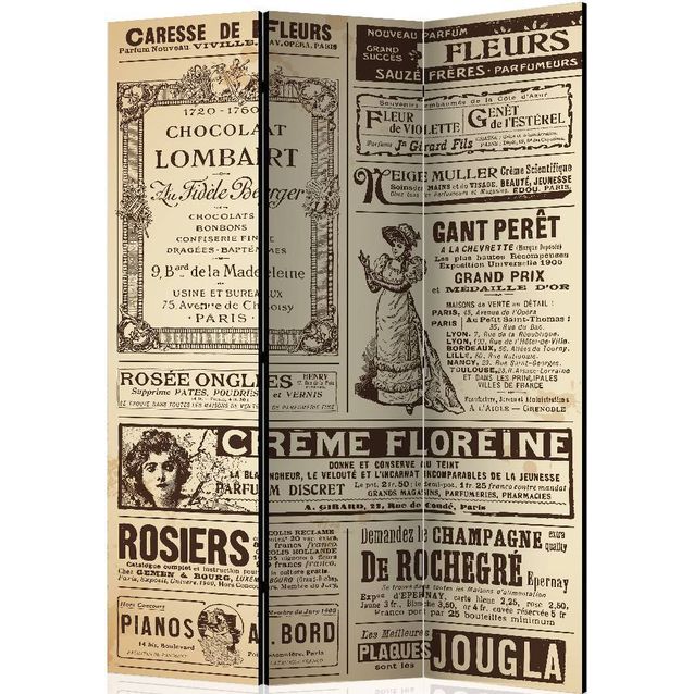 Sermi Artgeist Vintage Magazines 135x172cm