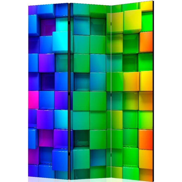Sermi Artgeist Colourful Cubes 135x172cm
