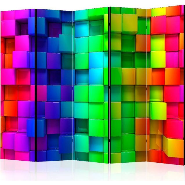 Sermi Artgeist Colourful Cubes II 225x172cm