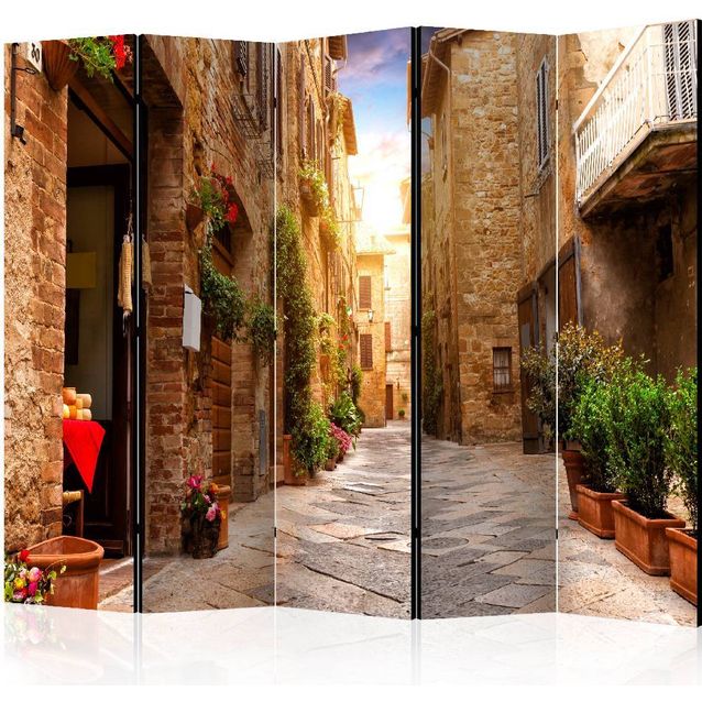 Sermi Artgeist Colourful Street in Tuscany II 225x172cm