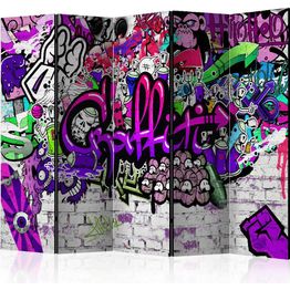 Sermi Artgeist Purple Graffiti 225x172cm