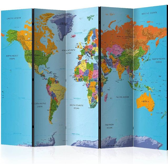 Sermi Artgeist Colourful Geography 225x172cm