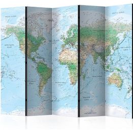 Sermi Artgeist World Map II 225x172cm