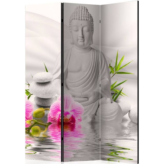 Sermi Artgeist Buddha and Orchids 135x172cm