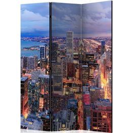 Sermi Artgeist Illuminated Chicago 135x172cm