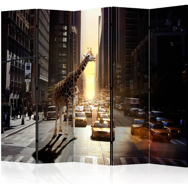 Sermi Artgeist Giraffe in the Big City II 225x172cm