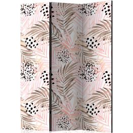 Sermi Artgeist Pink Palm Leaves 135x172cm