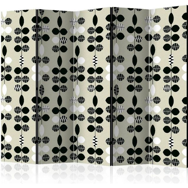 Sermi Artgeist Black and White Dots II 225x172cm