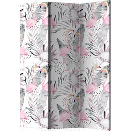 Sermi Artgeist Flamingos and Twigs 135x172cm