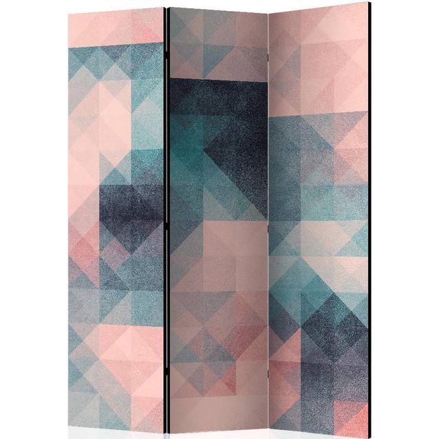 Sermi Artgeist Green and Pink Pixels 135x172cm