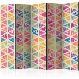 Sermi Artgeist Letters nad Triangles II 225x172cm