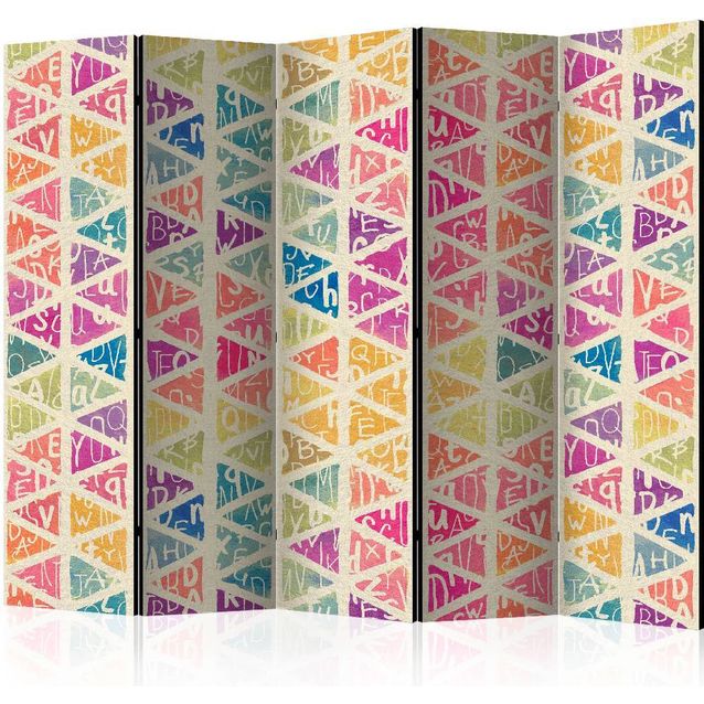 Sermi Artgeist Letters nad Triangles II 225x172cm