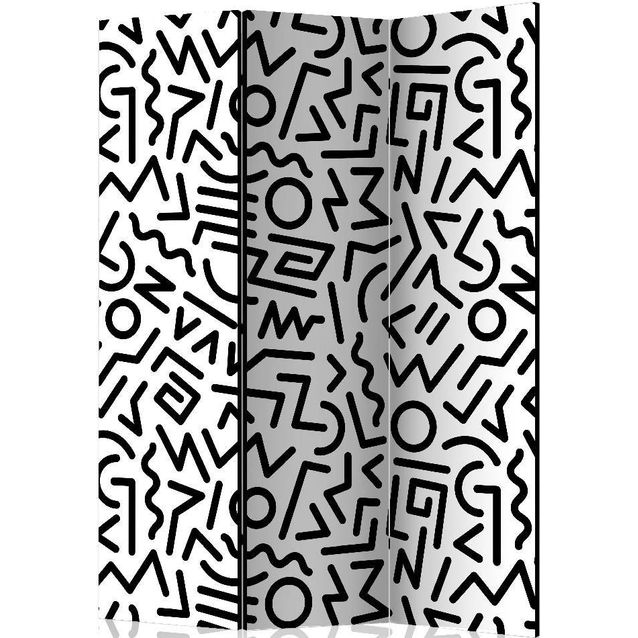 Sermi Artgeist Black and White Maze 135x172cm