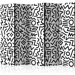 Sermi Artgeist Black and White Maze II 225x172cm
