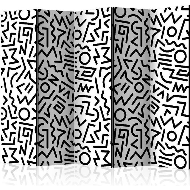 Sermi Artgeist Black and White Maze II 225x172cm
