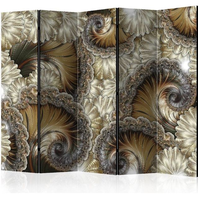 Sermi Artgeist Golden hand-held fans II 225x172cm