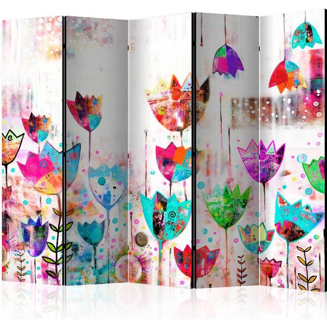 Sermi Artgeist Colorful tulips II 225x172cm