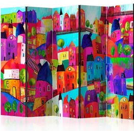 Sermi Artgeist Rainbow-hued town II 225x172cm