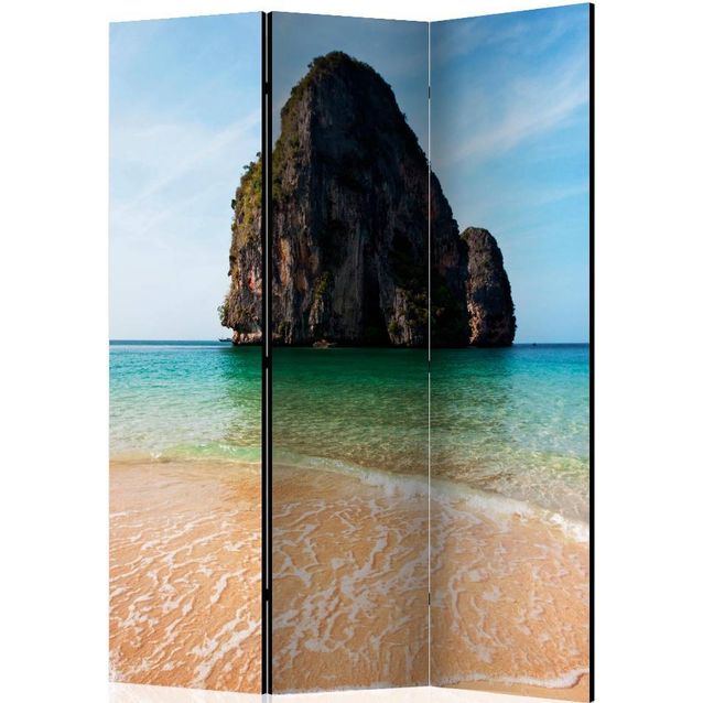 Sermi Artgeist Rock formation by shoreline Andaman Sea Thailand 135x172cm