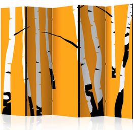 Sermi Artgeist Birches on the orange background II 225x172cm