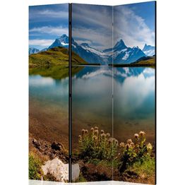 Sermi Artgeist Lake with mountain reflection Switzerland 135x172cm