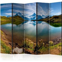 Sermi Artgeist Lake with mountain reflection Switzerland II 225x172cm